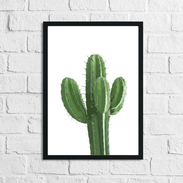 Cactus Photography Room Simple Wall Decor Print