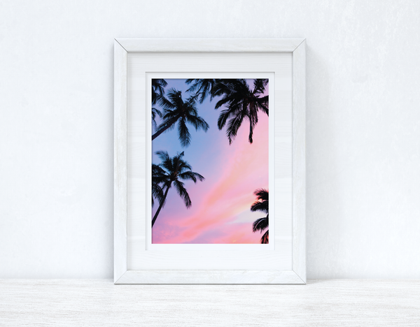 Palm Trees Photography Summer Seasonal Wall Home Decor Print