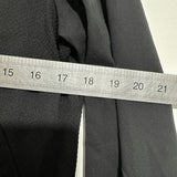 Next Ladies Black A-Line Dress Size 10 Knee Length Polyester Tie Neck