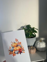 Watercolour Pumpkins 2023 Seasonal Wall Home Decor Print