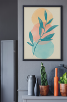 Neutral Plant Boho Minimalist Illustration Home Wall Decor Print