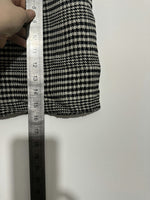 Zara Ladies Black Mini Skirt Size M 100% Cotton Short Medium