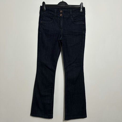 Next Ladies Jeans Bootcut  Blue Size 10 Cotton Blend     Lift Slim Shape