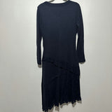 Joe Browns Ladies  Jumper Dress Blue Size 14 Acrylic Blend Midi