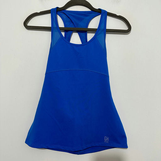 Gilly Hicks Blue Tank Top XS Sleeveless Polyester GH Sport Vest
