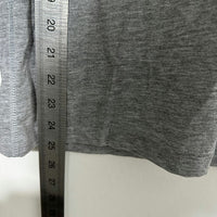 Adidas Ladies Grey Activewear Top Size S Small Long Sleeve V-Neck Tee