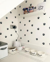 Animal Pet Paw Prints Wall Stickers Decal Home Decor Decals