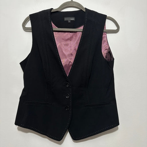 Next Ladies Jacket Waistcoat Black Size 14 Polyester