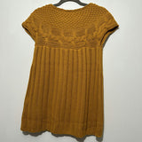 Joe Browns Ladies  Cardigan Orange Size 10 100% Acrylic High Neck Mustard Knitte