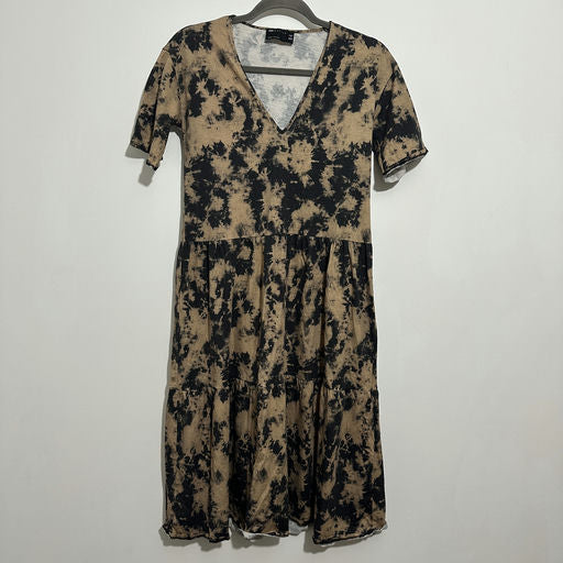 ASOS Ladies  T-Shirt Dress Brown Size 6 100% Cotton Midi