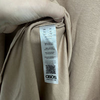 ASOS Beige Cotton Blend Size 14 Long Ladies Dress Slip