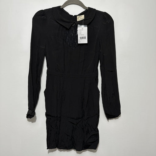 Pins And Needles Ladies  T-Shirt Dress Black Size XS X-Small Rayon Short