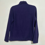 M&S Purple Fleece Zip Up Jacket Size 16 Women's Polyester