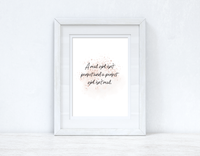 A Real Girl Rose Gold Inspirational Wall Home Decor Print