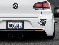 Adorable Viking Bumper Car Sticker