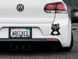 Adorable Panda Bumper Car Sticker