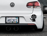 Adorable Pirate Bumper Car Sticker