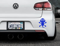 Adorable Lizard Bumper Car Sticker