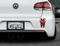 Adorable Goat Bumper Car Sticker