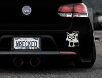 Adorable Raccoon Bumper Car Sticker
