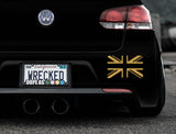 Union Jack Bumper Car Sticker