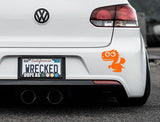 Adorable Dragon Bumper Car Sticker