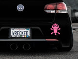 Adorable Lizard Bumper Car Sticker