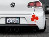 Irish Shamrock Bumper Car Sticker