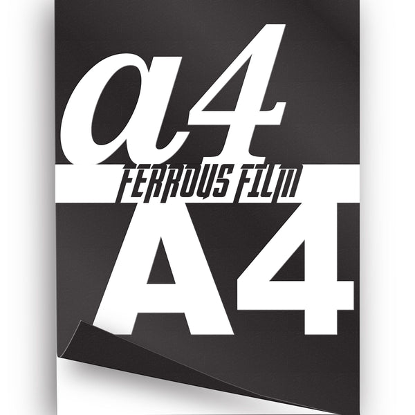 Black Ferrous Film Vinyl 1010mm Roll A4 A3 A2 Sheets