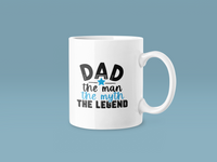 Personalised Dad The Man The Myth The Legend Fathers Day Collection