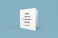Daddy I Love You To The Moon And Back Fathers Day Collection