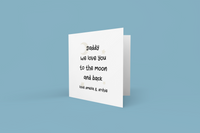 Daddy We Love You To The Moon And Back Fathers Day Collection