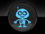 Adorable Robot Fuel Cap Car Sticker