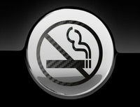 No Smoking Fuel Cap Cover Car Sticker