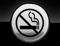 No Smoking Fuel Cap Cover Car Sticker