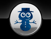 Adorable Snowman Fuel Cap Car Sticker