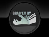 Grab Em By The Balls Fuel Cap Cover Car Sticker