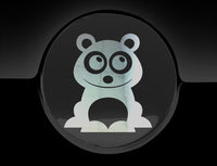 Adorable Panda Fuel Cap Car Sticker
