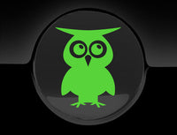 Adorable Owl Fuel Cap Car Sticker