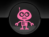 Adorable Robot Fuel Cap Car Sticker