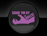 Grab Em By The Balls Fuel Cap Cover Car Sticker