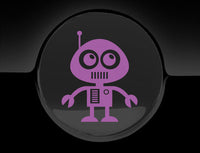 Adorable Robot Fuel Cap Car Sticker