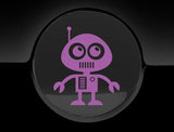 Adorable Robot Fuel Cap Car Sticker