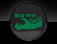 Grab Em By The Balls Fuel Cap Cover Car Sticker