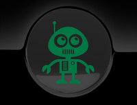 Adorable Robot Fuel Cap Car Sticker