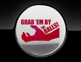 Grab Em By The Balls Fuel Cap Cover Car Sticker