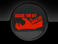 Grab Em By The Balls Fuel Cap Cover Car Sticker