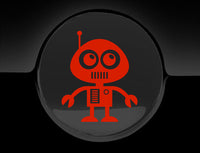 Adorable Robot Fuel Cap Car Sticker