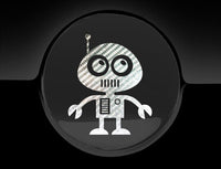 Adorable Robot Fuel Cap Car Sticker