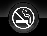 No Smoking Fuel Cap Cover Car Sticker